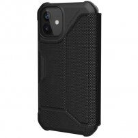 UAG Metropolis FIBR pokrowiec flip do iPhone 12 mini - czarne