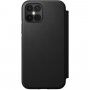 Nomad Folio pokrowiec flip skórzany do iPhone 12 / 12 Pro - czarne