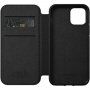 Nomad Folio pokrowiec flip skórzany do iPhone 12 / 12 Pro - czarne