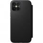 Nomad Folio pokrowiec flip skórzany do iPhone 12 Pro Max - czarne