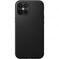 Nomad Rugged odporne etui skórzane do iPhone 12 Pro Max - czarny