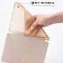 Pokrowiec ze origami stojakiem do iPad Air 3 (2019) / Pro 10,5" - złoty