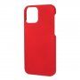 Etui gumowe matowe dla iPhone 12 mini - czerwony