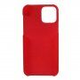 Etui gumowe matowe dla iPhone 12 mini - czerwony