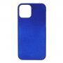 Etui gumowe matowe dla iPhone 12 mini - ciemnoniebieski