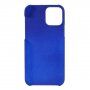 Etui gumowe matowe dla iPhone 12 mini - ciemnoniebieski