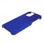 Etui gumowe matowe dla iPhone 12 mini - ciemnoniebieski
