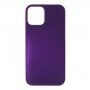Etui gumowe matowe dla iPhone 12 mini - fioletowy