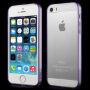 Ultra cienkie 0,5 mm opakowanie dla Apple iPhone 5 / 5S / SE (2016) - fioletowe