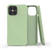 Etui matowe miękkie do iPhone 12 Pro Max - jasnozielone