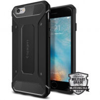 Spigen trwałe etui ochronne Armor dla Apple iPhone 6S - czarne