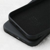 X-Level etui gładkie silikonowe do iPhone 12 Pro Max - czarny
