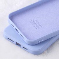 X-Level etui gładkie silikonowe do iPhone 12 / 12 Pro - fioletowy