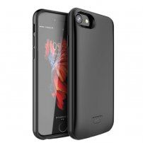 Etui z zewnętrzną baterią 4000 mAh do iPhone 6 / 6S / 7 / 8 / SE (2020/2022) - czarny