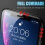 Matowa folia ochronna na cały ekran do iPhone 12 / 12 Pro - czarna ramka