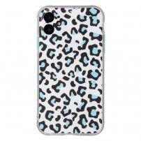 Etui ze wzorem lamparta iPhone 11 Pro - niebieskie