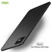 Mofi ultra cienkie etui matowe do iPhone 12 Pro Max - czarny