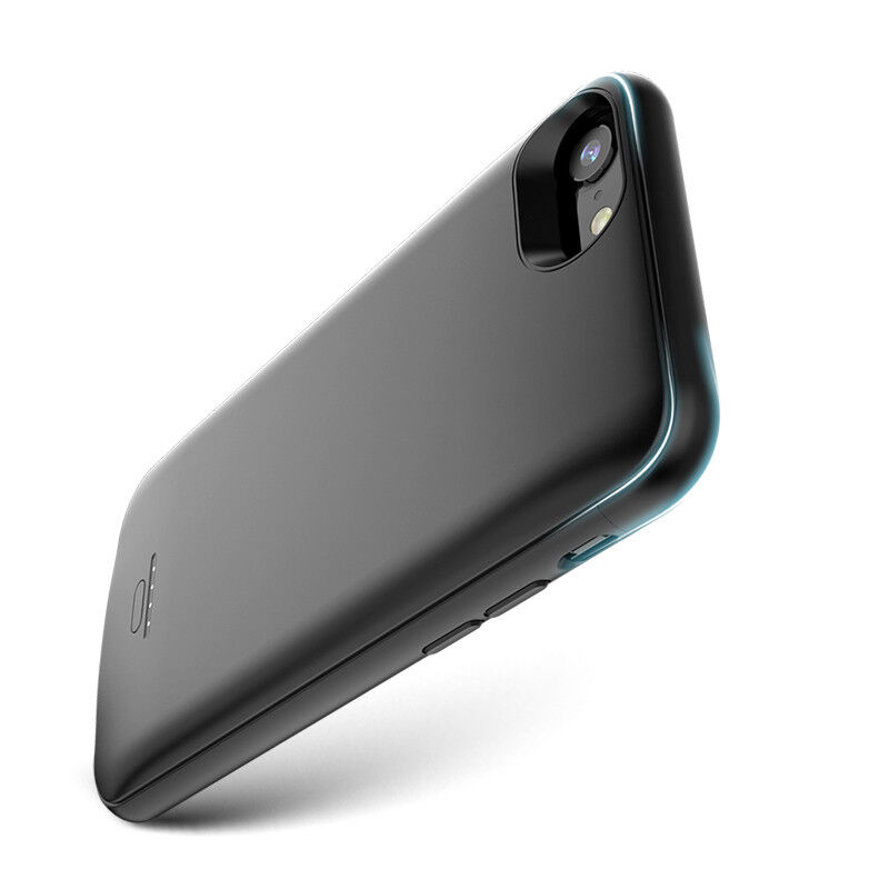 Etui z zewnętrzną baterią 4000 mAh do iPhone 6 / 6S / 7 / 8 / SE (2020/2022) - czarny