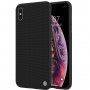 Nillkin etui ze strukturą włókien nylonowych do iPhone XS Max - czarny