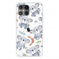 Etui miękkie przezroczyste do iPhone 12 / 12 Pro - koale