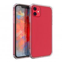 Etui z miękkiego plastiku z wyrównanymi rogami do iPhone 12 Pro Max - przezroczyste