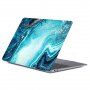 Etui matowe do MacBook Air 13" (A1932 / A2179 / A2337) - niebiesko-złoty opal