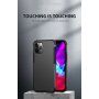 Ipaky etui matowe odporne na uderzenia do iPhone 12 Pro Max - czarny