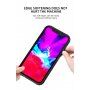 Ipaky etui matowe odporne na uderzenia do iPhone 12 Pro Max - czarny