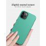 Matowy ekologicznie rozkładalny pokrowiec do iPhone 12 / 12 Pro - niebieskie