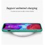 Matowy ekologicznie rozkładalny pokrowiec do iPhone 12 / 12 Pro - niebieskie