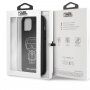 Karl Lagerfeld Embossed etui ze skóry PU do iPhone 12 Pro Max - czarny