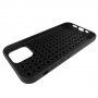 Etui matowe do iPhone 12 mini - czarny