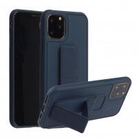 Etui z funkcją stojaku / uchwytu dla iPhone 12 Pro Max - ciemnoniebieski