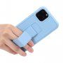 Etui z funkcją stojaku / uchwytu dla iPhone 12 Pro Max - jasnoniebieskie