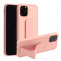 Etui z funkcją stojaku / uchwytu dla iPhone 12 Pro Max - różowy
