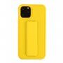 Etui z funkcją stojaku / uchwytu dla iPhone 12 Pro Max - żółte