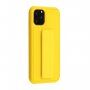 Etui z funkcją stojaku / uchwytu dla iPhone 12 Pro Max - żółte