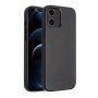 Qialino etui skórzane dla iPhone 12 mini - czarny