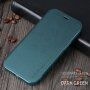 X-Level pokrowiec skórzany flip ze stojakiem do iPhone 12 mini - zielony