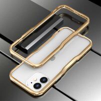 Luphie ramka ochronna metalowa do iPhone 12 mini - złote