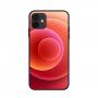 NXE etui miękkie z motywem kolorowych kół do iPhone 12 / 12 Pro - czerwony