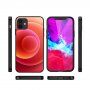 NXE etui miękkie z motywem kolorowych kół do iPhone 12 / 12 Pro - czerwony