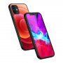 NXE etui miękkie z motywem kolorowych kół do iPhone 12 / 12 Pro - czerwony