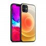 NXE etui miękkie z motywem kolorowych kół do iPhone 12 / 12 Pro - żółte