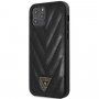 Guess V Quilted etui do iPhone 12 Pro Max - czarny