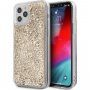 Guess 4G Liquid Glitter etui do iPhone 12 Pro Max - złote