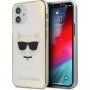 Karl Lagerfeld Choupette Head etui zmieniające do iPhone 12 mini - tęcza