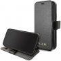 Guess IriDescent Book pokrowiec flip iPhone 12 / 12 Pro - czarne