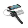 Belkin powerbank ze zintegrowanym ładowaniem magnetycznym dla iPhone / Apple Watch - srebro