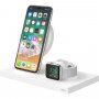 Belkin Boost Charge 2w1 stacja ładująca bezprzewodowa 7.5W do iPhone / Apple Watch - biała